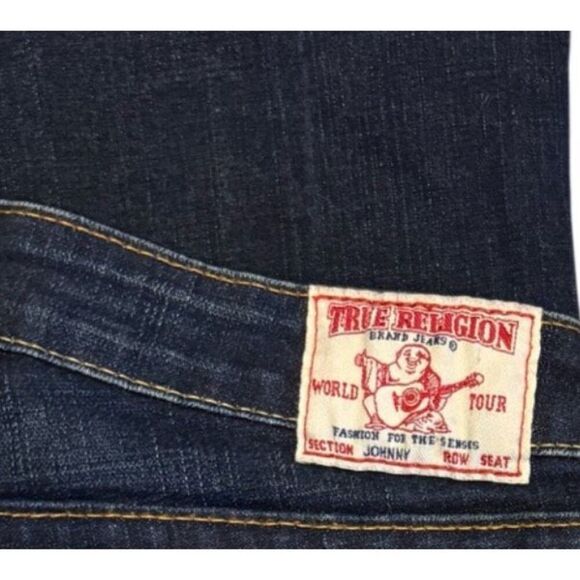 True Religion Jeans Sz. 26 Blue World Tour Johnny Jeans Straight Leg - Picture 9 of 9
